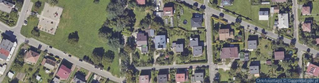 Zdjęcie satelitarne Nauczycielska ul.