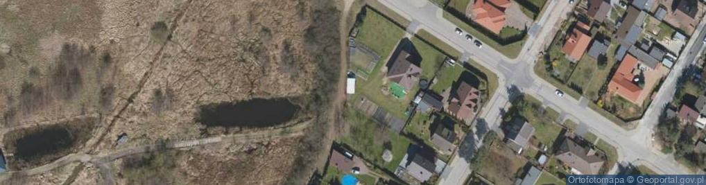 Zdjęcie satelitarne Na Skarpie ul.