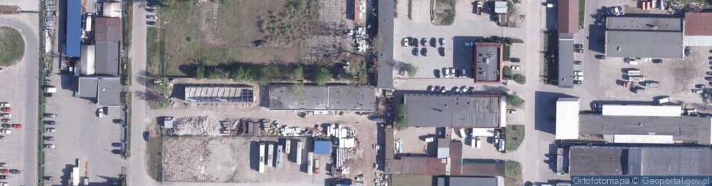 Zdjęcie satelitarne Na Zapleczu ul.