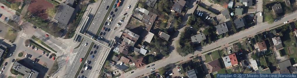 Zdjęcie satelitarne Nauczycielska ul.