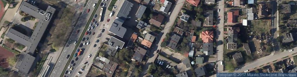 Zdjęcie satelitarne Nauczycielska ul.