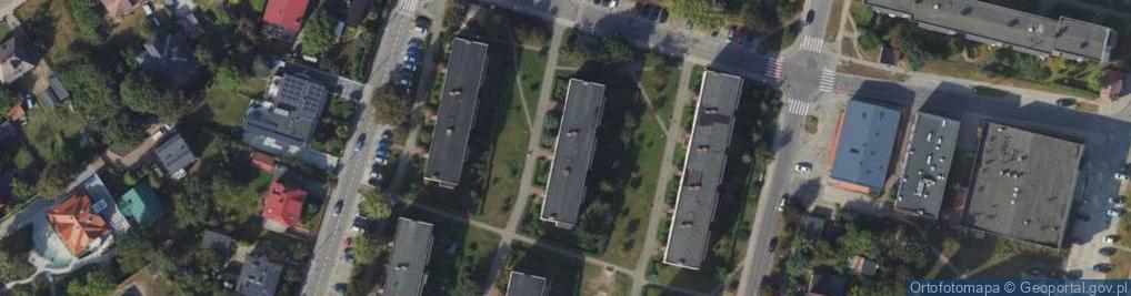Zdjęcie satelitarne Nanicka ul.