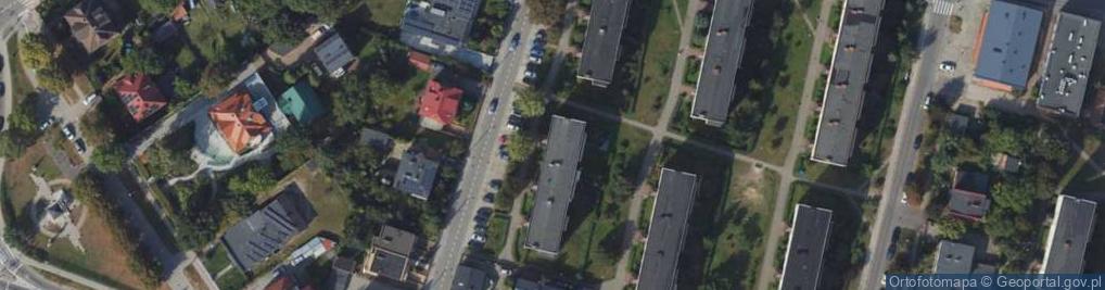 Zdjęcie satelitarne Nanicka ul.