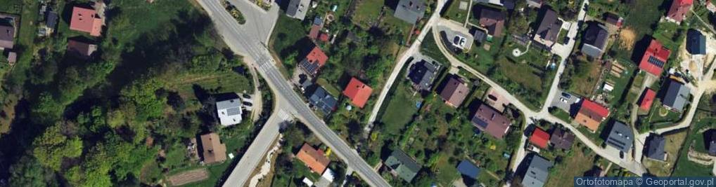 Zdjęcie satelitarne Narciarska ul.