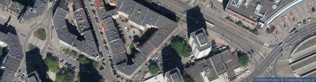 Zdjęcie satelitarne Nauczycielska ul.