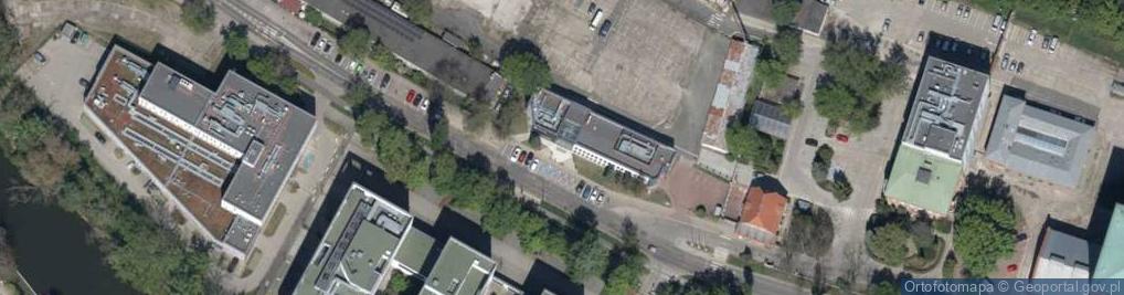 Zdjęcie satelitarne Na Grobli ul.