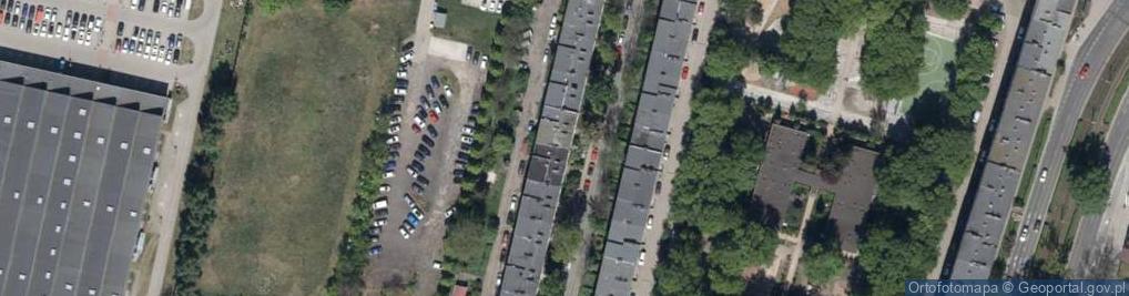 Zdjęcie satelitarne Nasturcjowa ul.