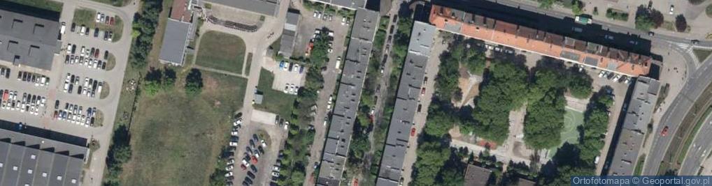 Zdjęcie satelitarne Nasturcjowa ul.