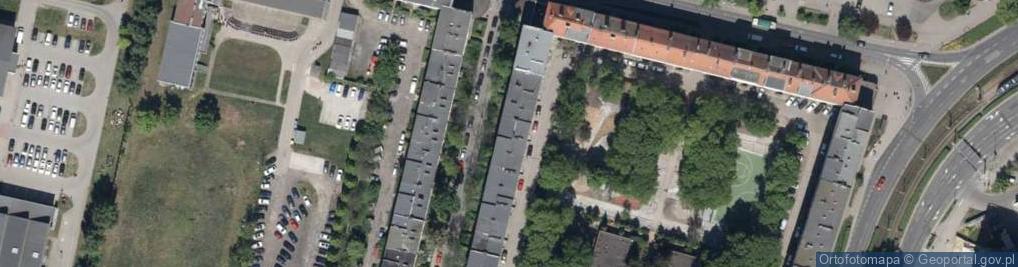 Zdjęcie satelitarne Nasturcjowa ul.