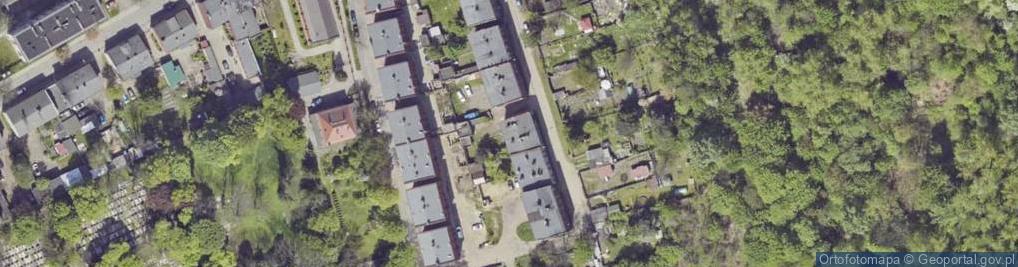 Zdjęcie satelitarne Na Piaskach ul.