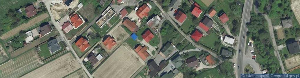 Zdjęcie satelitarne Na Brzegu ul.