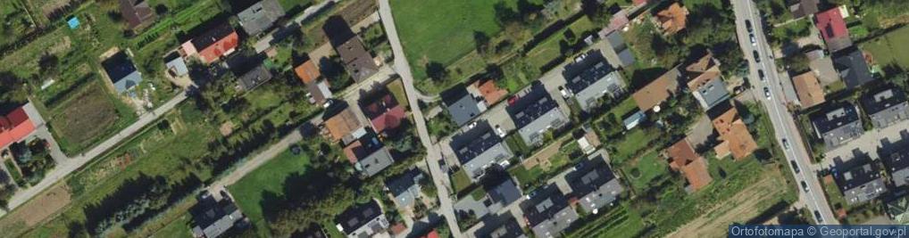 Zdjęcie satelitarne Na Piaski ul.