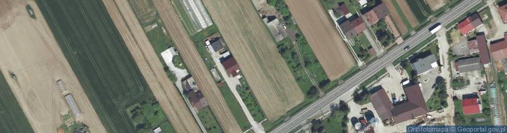 Zdjęcie satelitarne Nękanowice ul.