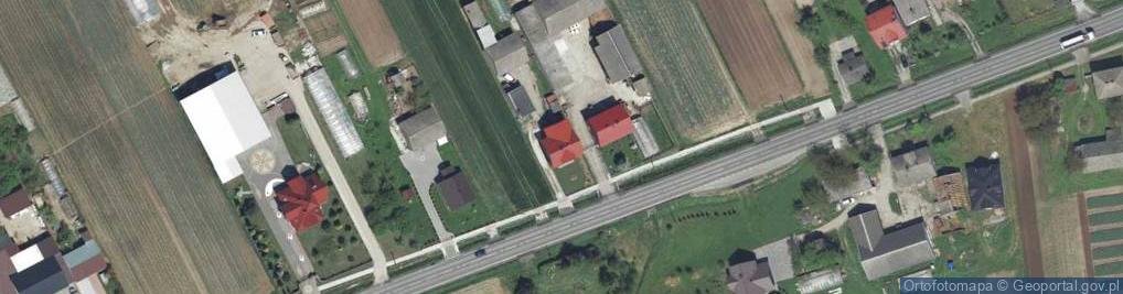 Zdjęcie satelitarne Nękanowice ul.