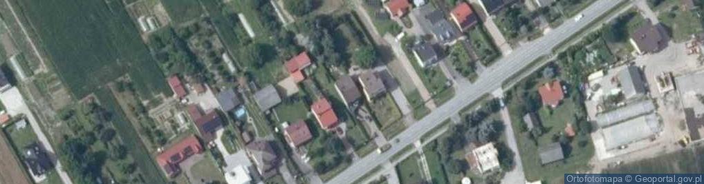 Zdjęcie satelitarne Nękanowice ul.