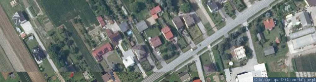 Zdjęcie satelitarne Nękanowice ul.