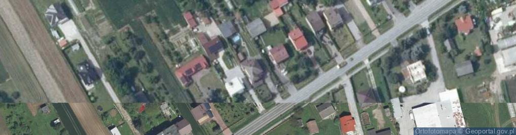 Zdjęcie satelitarne Nękanowice ul.