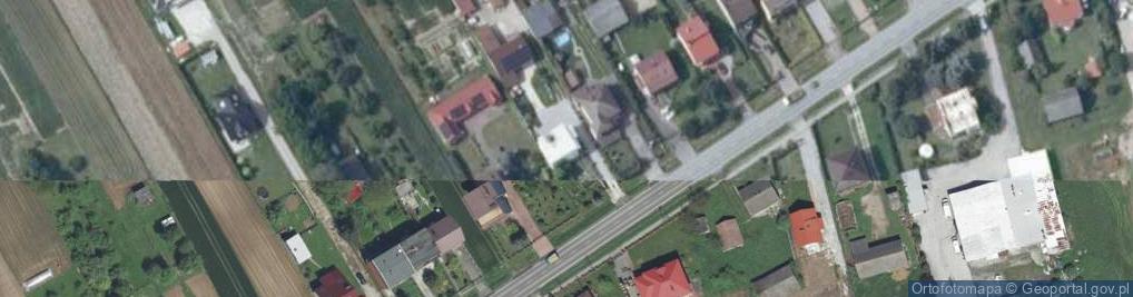 Zdjęcie satelitarne Nękanowice ul.