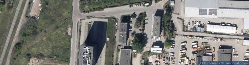 Zdjęcie satelitarne Niebieska ul.