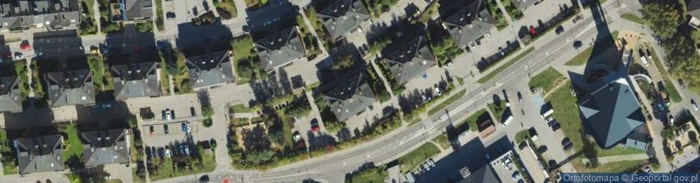 Zdjęcie satelitarne Nieborowska ul.