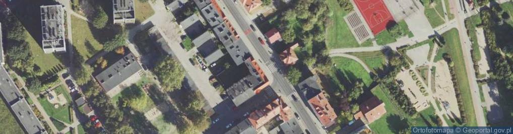 Zdjęcie satelitarne Niepodległości ul.