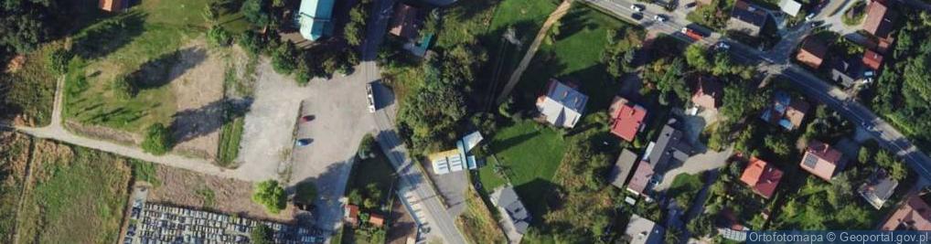 Zdjęcie satelitarne Niebieska ul.