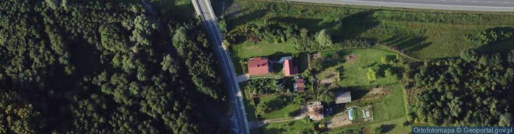Zdjęcie satelitarne Niebieska ul.
