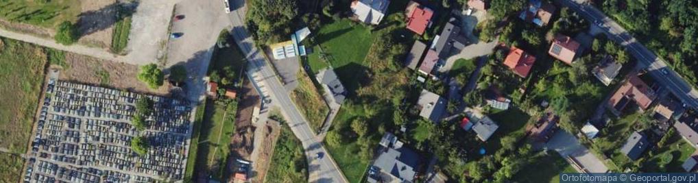 Zdjęcie satelitarne Niebieska ul.