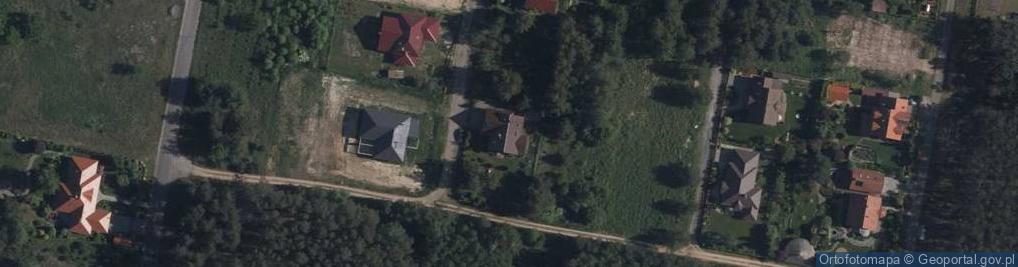 Zdjęcie satelitarne Niebieska ul.