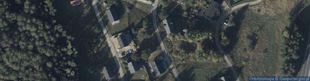 Zdjęcie satelitarne Niebieska ul.