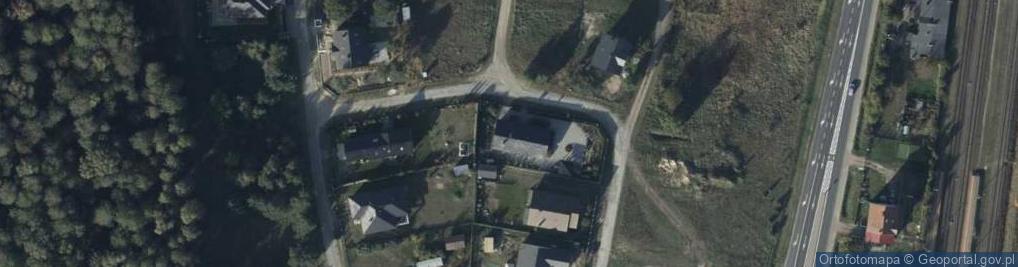 Zdjęcie satelitarne Niebieska ul.