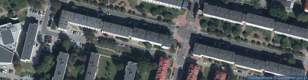 Zdjęcie satelitarne Niepodległości ul.