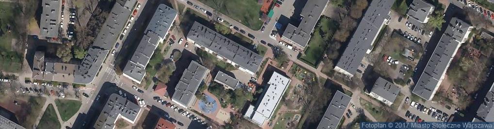 Zdjęcie satelitarne Nieborowska ul.