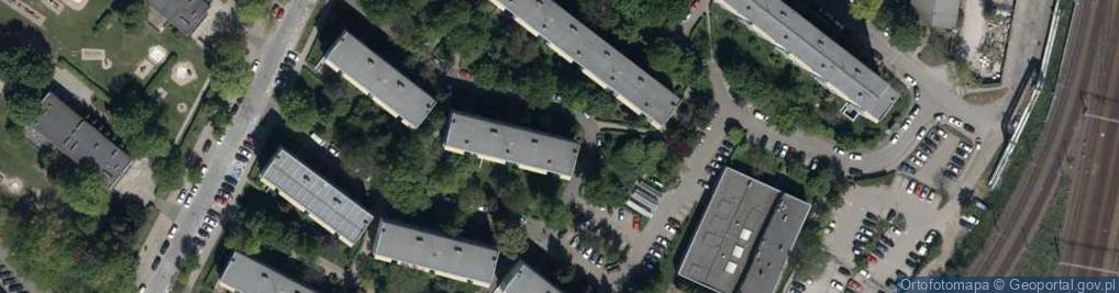 Zdjęcie satelitarne Niedźwiedzia ul.