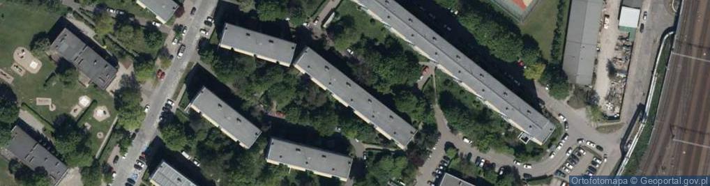 Zdjęcie satelitarne Niedźwiedzia ul.
