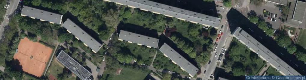 Zdjęcie satelitarne Niedźwiedzia ul.