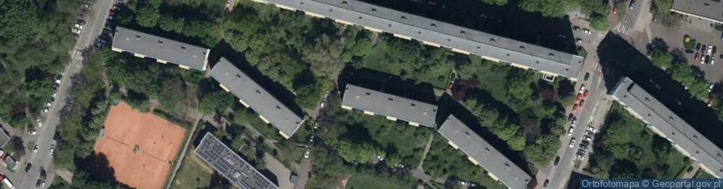 Zdjęcie satelitarne Niedźwiedzia ul.
