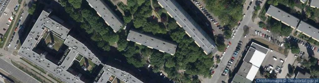 Zdjęcie satelitarne Niedźwiedzia ul.