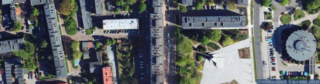 Zdjęcie satelitarne Nowowiejskiego Feliksa ul.