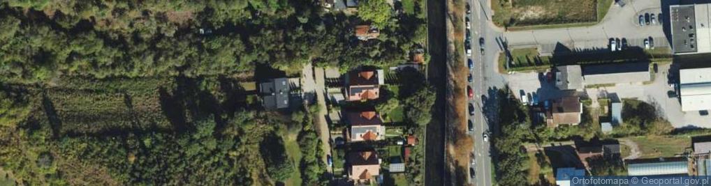 Zdjęcie satelitarne Nowiny ul.