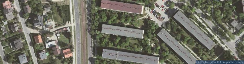 Zdjęcie satelitarne Nowosądecka ul.