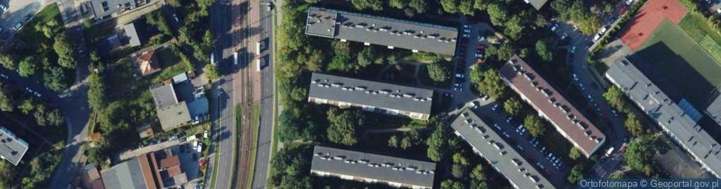 Zdjęcie satelitarne Nowosądecka ul.