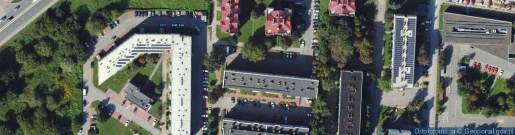 Zdjęcie satelitarne Nowohucka ul.