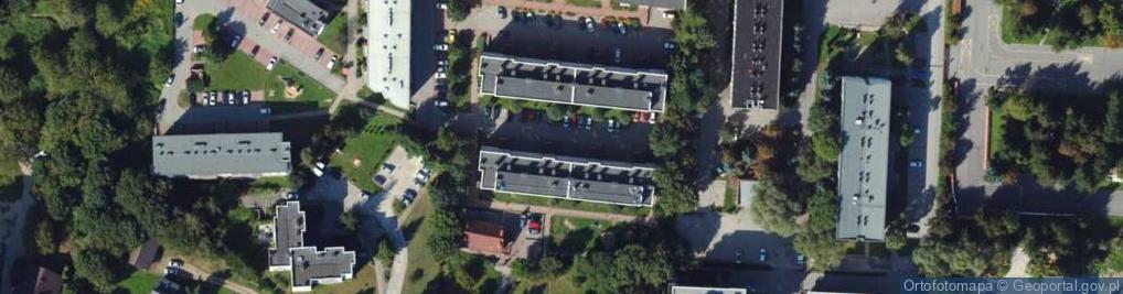 Zdjęcie satelitarne Nowohucka ul.