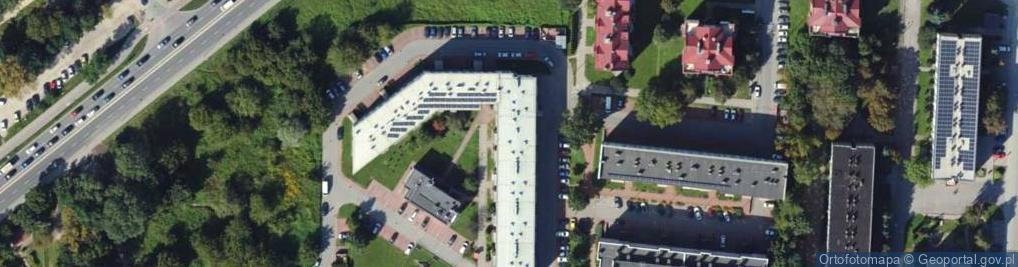 Zdjęcie satelitarne Nowohucka ul.