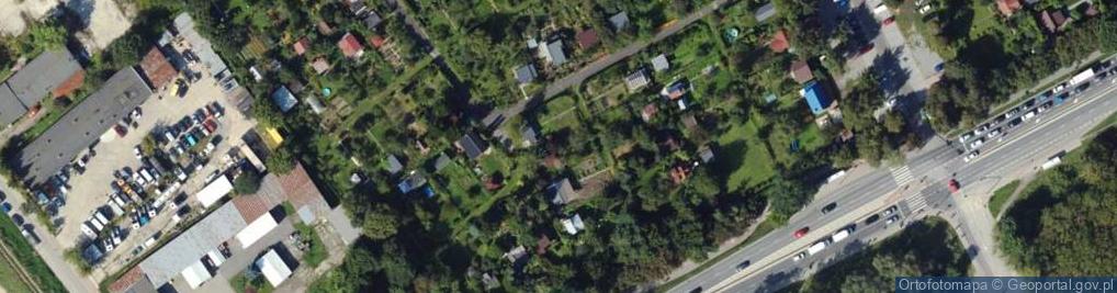 Zdjęcie satelitarne Nowohucka ul.