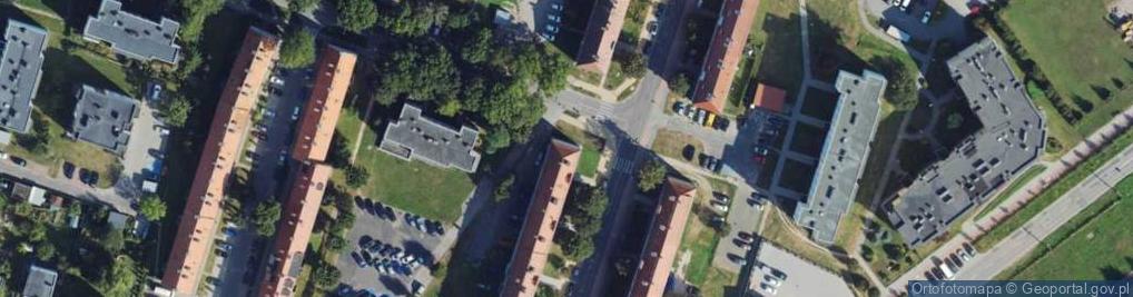 Zdjęcie satelitarne Nowowiejskiego ul.