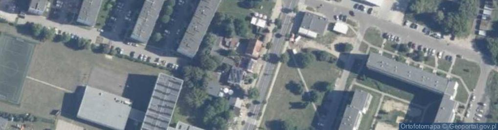 Zdjęcie satelitarne Nowe Miasto ul.
