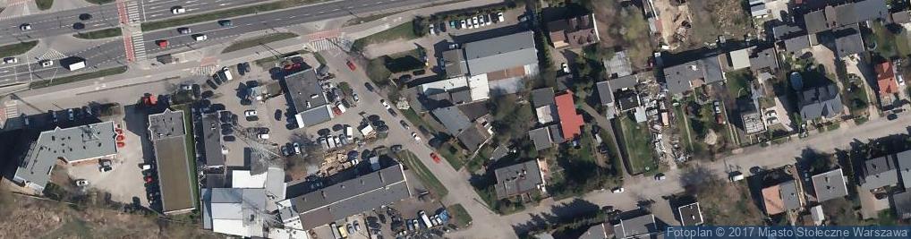Zdjęcie satelitarne Nowej Huty ul.