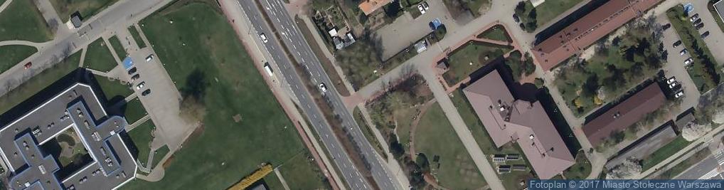 Zdjęcie satelitarne Nowoursynowska ul.